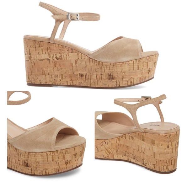 NWT SCHUTZ Heloise Platform Wedge Sandal - Picture 2 of 3